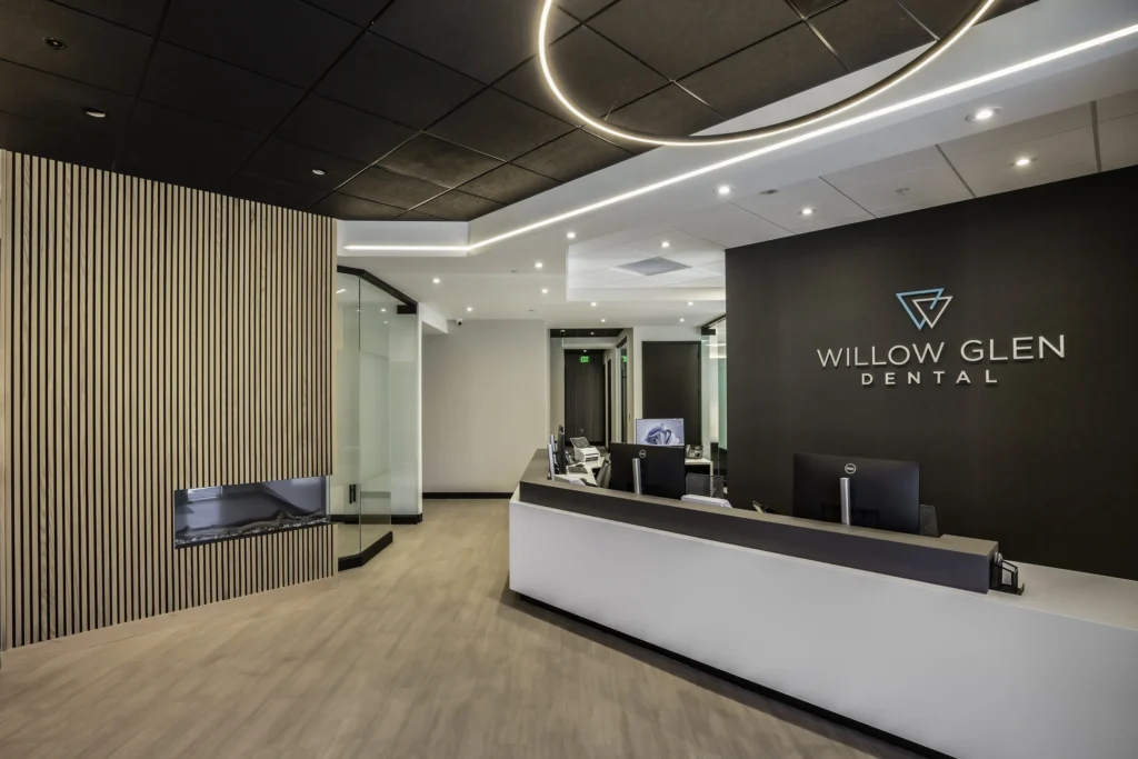 Lobby, Dental facility upgrades and tenant improvements at Willow Glen Dental in San Jose, CA by Elson Electric