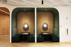 Commercial Office Lighting Design Kitchen Nook