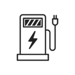 Electric Vehicle Charging Icon