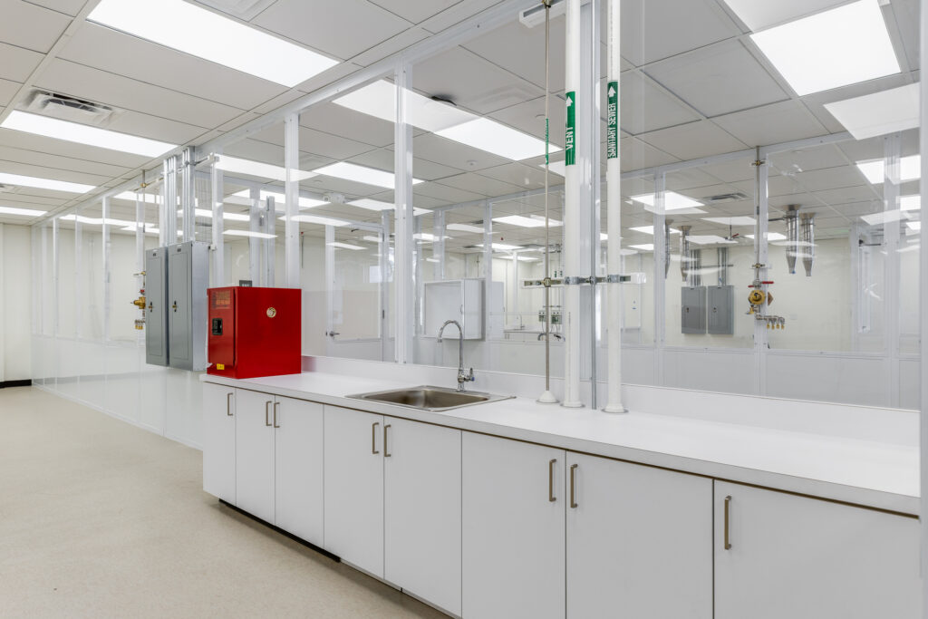 A full electrical buildout for Sumitomo, where lighting, controls, and power distribution come together to support a flexible and efficient commercial life science workspace.