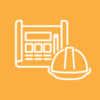 Construction & Energization Icon Construction and energization icon